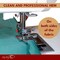 Rolled Hem Presser Foot Set – 3 Piece Wide Hemming Foot Kit Includes 1/2”, 3/4" & 1” Presser Feet – Rolled Hem Foot Compatible with Most Models of Singer, Brother, Babylock, Euro-Pro, Janome